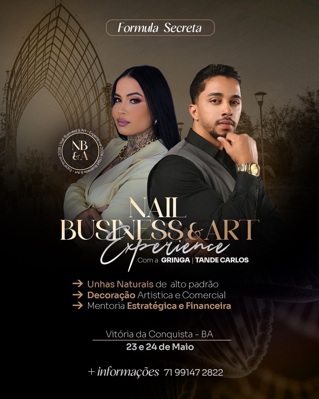 NAIL BUSINESS & ART Experience Com a GRINGA | TANDE CARLOS